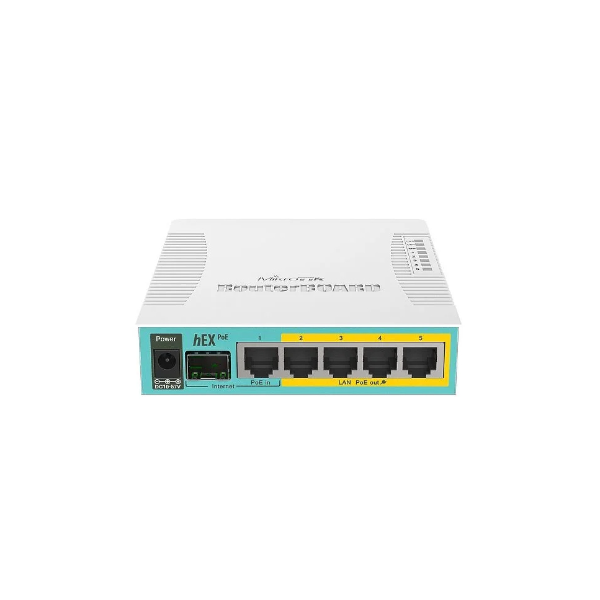 Mikrotik hEX PoE Routeur connecté Blanc