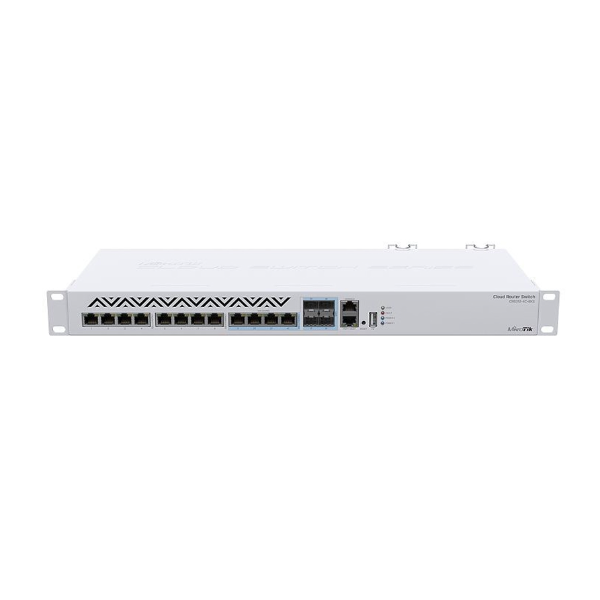 Mikrotik CRS312-4C+8XG-RM commutateur réseau L3 10G Ethernet (100/1000/10000) 1U Blanc