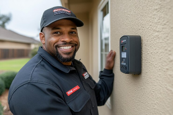 Installation de système de sécurité